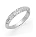 14k White Gold Diamond Wedding Band (1/3 cttw, I Color, SI1-SI2 Clarity), Size 5