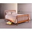 Augusta I Bed Queen in Autumn Finish With Headboard, Footboard, and Rails By Fashion Bed Group