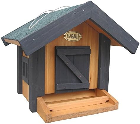 Handcrafted "The Woodpecker" Bird Feeder with Felt Weatherproof Roof