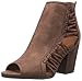 Rampage Womens Viva Peep toe Side Cut Out Block Heeled Bootie