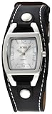 XOXO Women's XO3169 Silver Dial Black Strap Watch