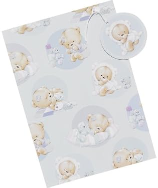 Boy Cute Bear Wrap and Tag