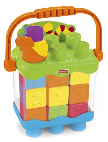 Imagen 3 de Mattel P8793 Fisher Price - Piezas para apilar con caja de almacenaje
