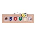 Melissa & Doug Six Block Name Board Puzzle