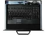 1U 19 Rackmount Keyboard USB port Touch Pad Drawer