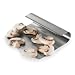 Polder 1123-75 Chef Scoop/Pizza Rocker, Brushed Stainless Steel