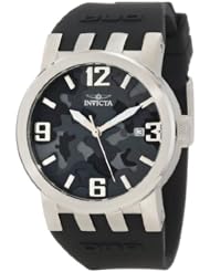 Invicta Womens 10463 DNA Black Camouflage Dial with Black Silicone Strap Watch