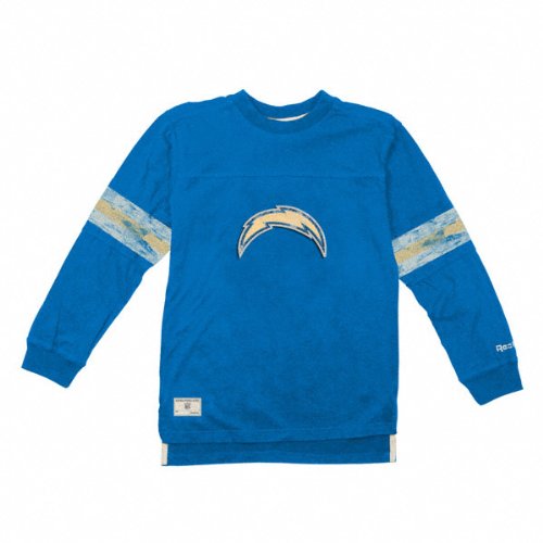 San Diego Chargers Youth Vintage Jersey Crewneck Long Sleeve T-Shirt