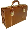 Floto Trastevere Brown Briefcase Attache Lap-top Case