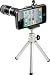Rollei iTele 8x Teleobjektiv für iPhone 4G (1 Teleskop-Objektiv, 1 Mini Stativ, 1x iPhone 4G Hard Case, Halterung, Reinigunstuch und Bedienungsanleitung in 16 Sprachen)