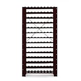 Swedish Pine 126 Bottle Wine Rack (Mahogany