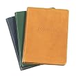 Small Travel Journal, Genuine Calfskin Leather, Lined Pages, 4-3/8" x 6"