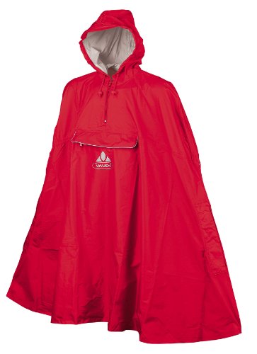 VAUDE Uni Poncho Valdipino, red, XXL, 02285