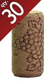 30 New Unused #8 Straight Wine Corks 7 8