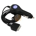 Eforcity Car Charger w/ Blue LED light for Apple iPod / iPhone 3G / iPhone 3Gs 16GB / 32GB, BlacK