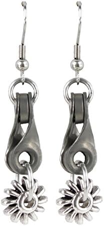 Velo Bling Designs Twisted Link and Wheel Earrings