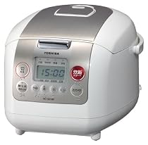 TOSHIBA マイコン保温釜5.5合炊き RC-10PMF(WT) ピュアホワイト