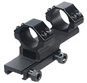 UTG Picatinny Weaver Bi-directional Offset 1-Inch Ring Mount (Black)