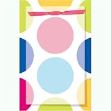 Multicolored Dots Printable Invitations (10 count)