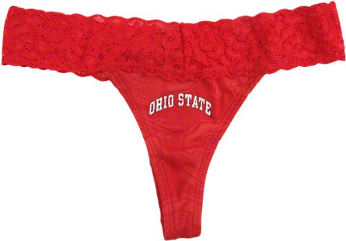 Ohio State Buckeyes Women's Red B-II Thong