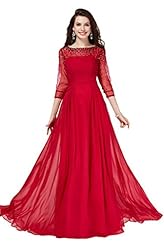 Beaded Chiffon Long Sleeves Evening Dress/Mother-of-the-Bride Dress/Prom Dress 
