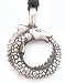 Oroborus Universe Amulet Pewter Pendant Necklace