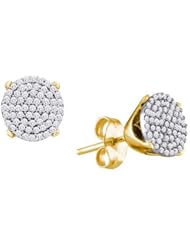 0.33CTW DIAMOND MICRO PAVE EARRING