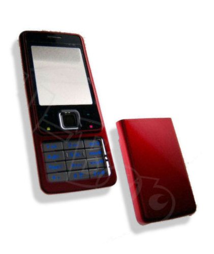 U-Bop Housing Fascia Kit For Nokia 6300 , Red