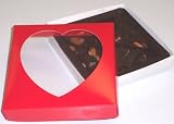 Scott's Cakes 1/2 lb. Dark Chocolate Almond Bark in a Heart Box