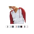 Bella - Ladies' Fleece Two-Tone Raglan Hooded Sweatshirt (7010) Bella - Ladies' Fleece Two-Tone Raglan Hooded Sweatshirt (7010)