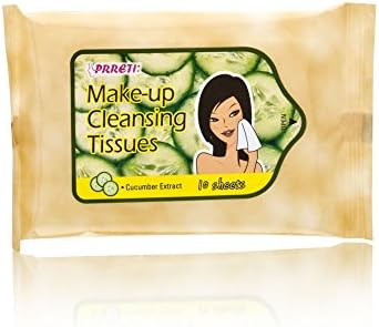 Prreti Make-Up Cleansing Tissues - Cucumber Extract 10 Sheets