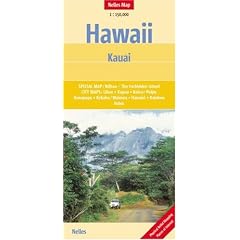 Nelles Map Hawaii : Kauai (Landkarte) 1 : 150 000. Special Maps: Kauai, Niihau - The Forbidden Island; City Maps:Hanalei, Hanapepe, Kalaheo, Kapaa, Kekaha / Waimea, Koloa / Poipu, Lihue