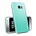 Galaxy S7 Case, S7 Case - TURATA® Slim fit [Full Edge Protection Camera Protection] Premium Coated Non Slip Surface Four Layer Paint Designed Case for Samsung Galaxy S7 (Mint Green )