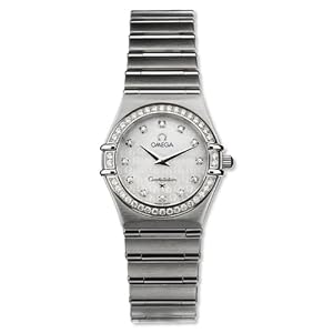 Omega Women's Constellation Quartz Small Diamond Watch #1458.75.00