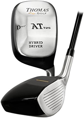Hybrid Mini Driver (230cc) - Square Head - 10.5 - Men's Regular Flex Graphite - Model AT725 - by THOMAS GOLF
