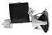 Black CZ 1 1/4 Carat Size Princess Cut Sterling Silver Stud Earrings