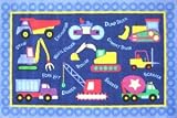 Under Construction Rug OLIVE KIDS 39 x 58 Area Rug