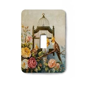 Cockatiels Decorative Steel Switchplate Cover