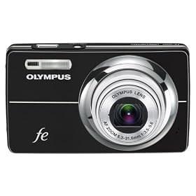 Olympus FE-5000 Compact Digital Camera- Black (10MP, 5x Zoom) 2.7 inch LCD