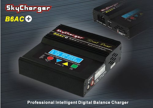 B6AC Charger Heaven 6-in-one dual charger for 1-6 RC Li-Ion cell and LiPo battery + USB charger / PC monitoring software