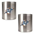 Washington Wizards NBA 2pc Stainless Steel Can Holder Set - Primary Logo by Great American Products
