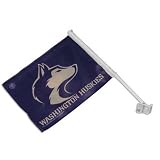 Washington Huskies Car Flag