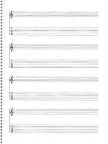 159. Spiral Book 4-Stave/16 Chord Boxes (Guitar): Passantino Manuscript Paper (Passantino Music Papers)
