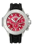 Chase-Durer Men's Firestorm Chronograph Stainless Steel Rubber Strap Watch #380.2RR-RUBB