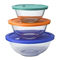 Pyrex Smart Essentials 6-pc. Mixing Bowl Set - Multicolor Lids