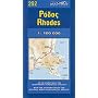 Map of Rhodes: Number 202 (Maps of Greek islands)
