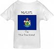 MAINE - THE PINE TREE STATE - FLAG - MAINE TODDLER - State-series - White Toddler T-shirt