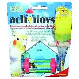 JW Pet Company Insight Tumble Bell Small Bird Toy Assort Colors by JW Pet Company