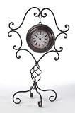 Jolipa-Horloge Debout Vel Pied Ff Brun 30X44X22Cm