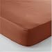 Bedeck Luxurious Percale Blush Double Fitted Sheet